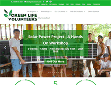 Tablet Screenshot of glvolunteers.com